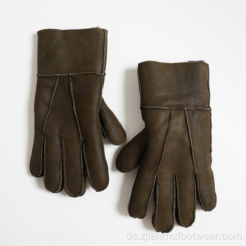 Australien Schaffell Leder Winterhandschuhe für Frauen